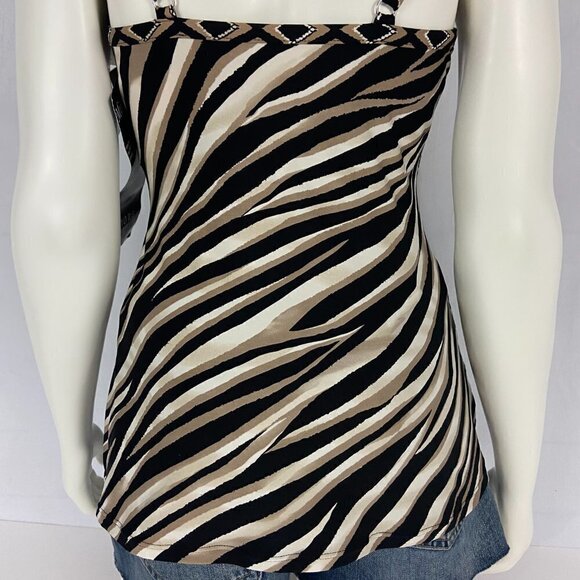 Miraclesuit Women's Opposites Attract Print Love Knot Underwire Tankini Top Sz 8 - Picture 6 of 9